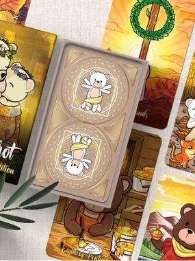 Thailand Teddy Bear Tarot Card Deck - Gold Edition